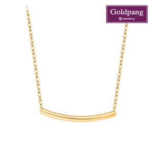 [골드팡]18k 모던골드바 목걸이