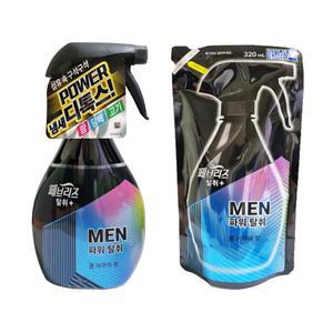 페브리즈 맨 용기형 370ml, 리필용 320ml 섬유탈취제