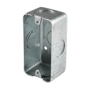 스틸 철 매입 복스 1개용 스위치 박스 44mm