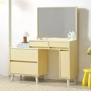 지앤퍼니 E0 모노 확장형 수납 화장대 거울세트