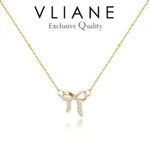 18K 행복 리본 목걸이