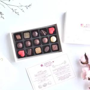 디유 수능 합격 기원 수제 초콜릿 수험생 선물 세트 포춘 메세지 15구(전용 쇼핑백 포함)