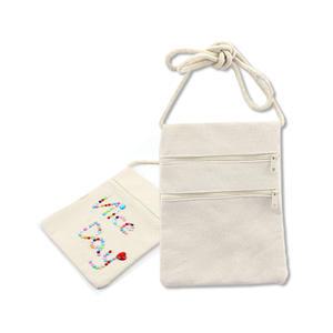 캔버스 천가방-(투지퍼) (가방 파우치 에코백 만들기