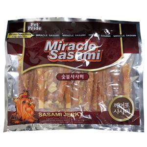 미라클400 대용량 사사미 강아지간식-깨어포사사미