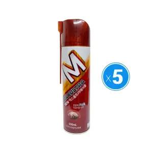 맥스울트라 에어졸 500m 5개 / 초강력 바퀴벌레 살충제 벼룩 빈대 진드기