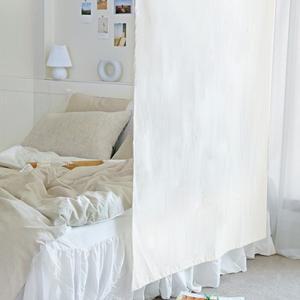 까사베르데 휴 광목 패브릭 파티션   패브릭 가벽   가리개커튼 2color