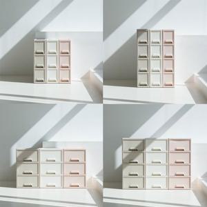 [리빙숲]온도 플라스틱 서랍장/틈새서랍장/수납장/1단/3단/4단