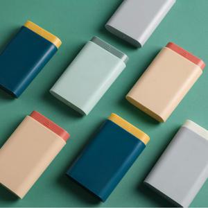 2개 1set / 알약통 마카롱 휴대용 알약케이스 3칸/6칸 밀봉 비타민 약통