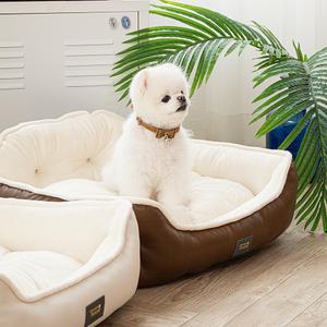 강아지방석 애견 쿠션 침대 프리미엄 로얄 사각방석 2.0