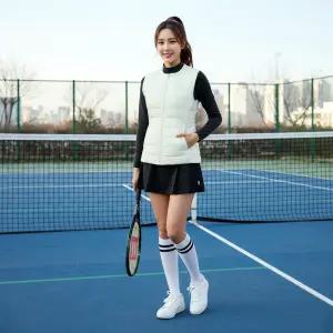 히트2웨어 usb 스마트 발열조끼 온열조끼 여성 아이보리 골프