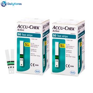 아큐첵 액티브 혈당측정지 100매 검사시험지 당체크 D