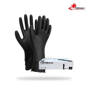 G클럽 니트릴 장갑 블랙 12인치 100매 식품용 요리용 식품용인증 긴손목