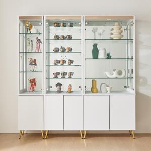 골드-프리미엄 콤비 5단 장식장 (400/600/800) 유리 진열장