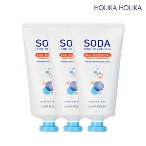 [3개] 소다톡톡 말끔모공 딥 클렌징 폼