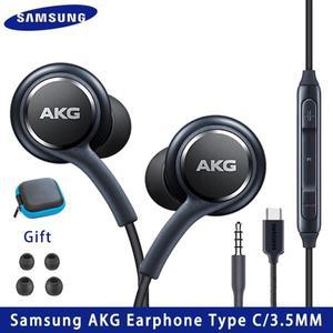 삼성 헤드폰 Akg 타입 C   3.5mm 유선 이어폰  마이크 포함  Usb 갤럭시 S22 플립 노트