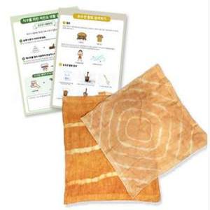 [에코플레이] 저탄소 생활실천법 - 손수건 사용하기 (황토염색 키트 포함)