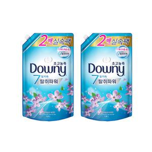 다우니 7일 지속 블루 레몬그라스와 라일락 리필1.6LX2개