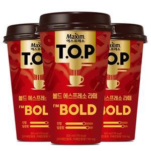맥심 티오피 볼드 에스프레소 라떼 컵커피 300mlx20컵+아이스포장