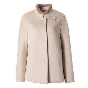 [벨리시앙](의정부점)밍크 트리밍 포인트 울 쟈켓_JK1412