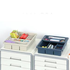 [기타] 서랍정리트레이 블루 서류함 서류정리선반