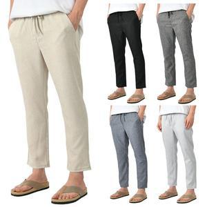 [핫코드]남자 여름 보카시 밴딩 9부 쿨링 팬츠 면바지 5컬러 171-176