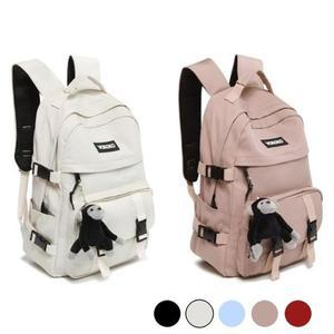 [라일리] Rly 베이직 스타일 키플링 남녀 백팩 투버클 데일리 코디