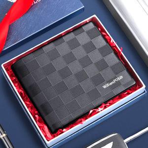 윌리엄폴로 소가죽 남성 반지갑 카드 명함 학생 미니 반지갑 P1552