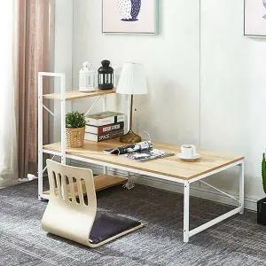 아트박스/와이디몰 H자형 좌식 철제 책상 학생 1200x600