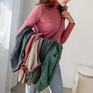 [로즈엘리]44부터 130까지 피치기모 빅사이즈 스판 반목폴라 7컬러