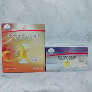 피트라인 파워칵테일 450g 1개 + 리스토레이트 201g 1개