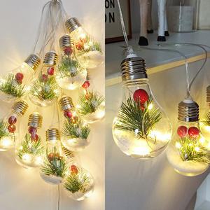 10구 크리스마스 조명 LED 트리 전구 가랜드 장식 무드등 앵두 줄조명 OL-L3