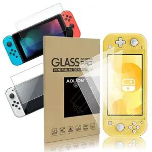 닌텐도 스위치 라이트 OLED 액정 보호 블루라이트차단 필름 강화 유리 지문 방지 스티커