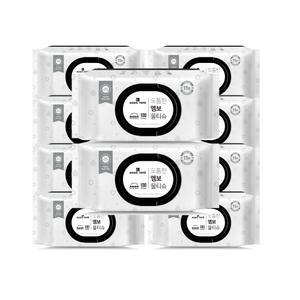 코코토토 도톰한 엠보싱 물티슈 캡형 100매x10개(1box)