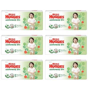 하기스 2024 네이처메이드 팬티 5단계 (여아) 44매 6팩
