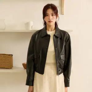 [롯데백화점]올리브데올리브 크랙 레더 점퍼 (OL4XM902)