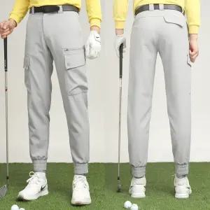 [하프클럽/]MBPA9146 남성 골프웨어 건빵 카고 스판 골프 조거바지