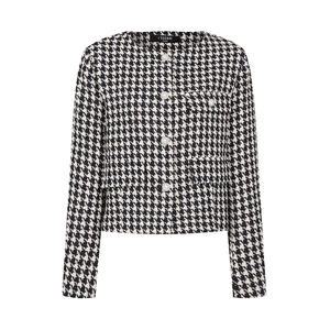 (레코브) 하운드 체크 노카라 자켓(LC61C3JK501X)