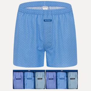 BYC 남자 트렁크 사각 팬티 고급 여름용 박서팬티 6매 세트