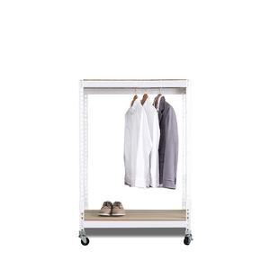 이동식행거 트롤리 스탠드옷걸이 시스템행거 2단1봉 800 x 400 x 1200