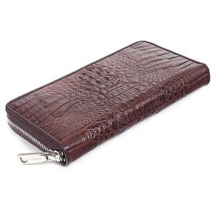 SCOAN 리얼 악어가죽 지퍼장지갑 1034