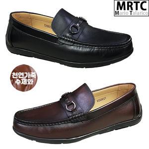 [마리오탈라리코]천연소가죽 장식 페니 드라이빙로퍼 2cm굽 남성수제화