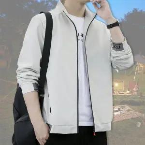 [로아리빙]캐쥬얼 자켓 남자 간절기 경량 점퍼 방수 바람막이 스포츠 아우터 등산 조깅