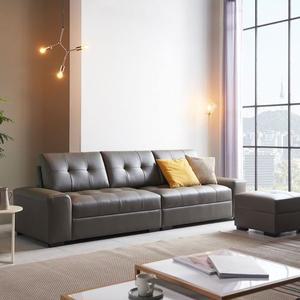 [NS홈쇼핑]서광퍼니처 리옹 거위털 CL라텍스 4인 소파 스툴세트[29705640]