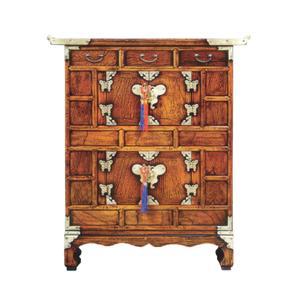 나비2층장 폭720mm 국산 원목고가구 옛날가구 소나무 오동나무