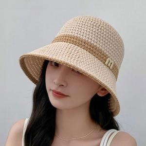 여성여름벙거지모자 니트 여자버킷햇 여성챙모자