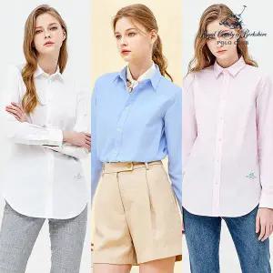 RCB폴로클럽 여성 클래식 옥스포드 셔츠_PLLS171_W