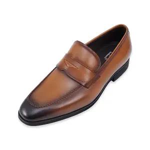 [롯데백화점]에스콰이아 남성 3.5cm U팁 드레스 페니 로퍼-PX0SHL367BR