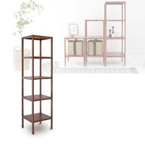 [RG23QRR4]원목수납선반 거실장식선반 나무장식장 엔틱