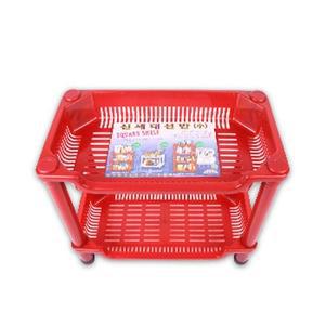 [RG4O0S76]직사각 선반2단 소 욕실 화장실 정리대 보관