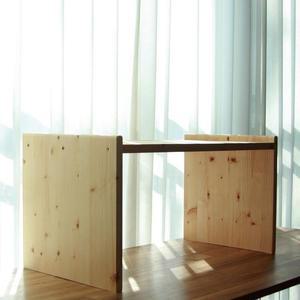 [RG471P68]나무선생 스프러스 자작나무 1단 다용도 받침대